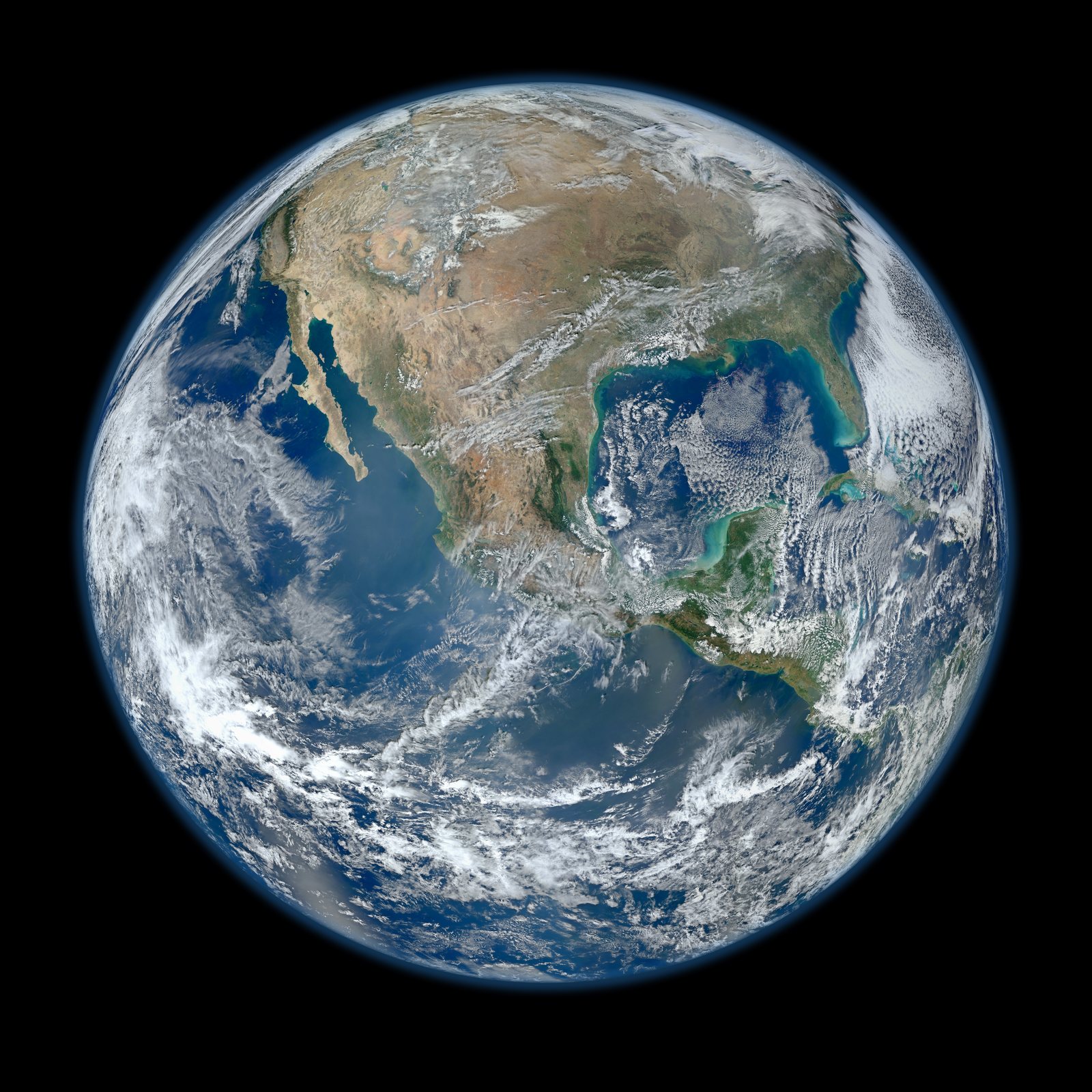 A Terra vista do espaço